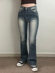 [Y2K jeans] OMG 샌드워싱 부츠컷 데님 청바지 : 에이에이엠