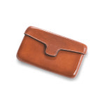IL BUSSETTO CARD HOLDER - RED OCHRE / 일부세토 카드 홀더 마그네틱 클로저 레드 오커 _ 이태리 가죽 카드 지갑 명함케이스 자석 르메르... 