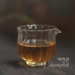 [다도 다기] 예향원 핸드메이드 수정유리 메이플라워 공도배 숙우 P-890 : 예향원
