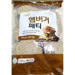 굿프랜즈 원형 햄버거패티 2.5kg 업소용 냉동 햄버거스테이크 : 싼대로마트