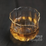 [다도 다기] 예향원 핸드메이드 수정유리 메이플라워 공도배 숙우 P-890 : 예향원