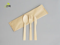 대나무 스푼+포크+나이프 세트 : 주식회사 선팩