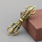 불교 상 네팔 Vajra 유 봉 불교 DIY 구리 말 머리 동상 컬렉션에 유물 : OB몰