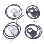 불교 상 오토바이 78 quot16A 방수 알루미늄 합금 스위치 22mm 핸들 바 헤드 라이트 및 3 전선 : OB몰