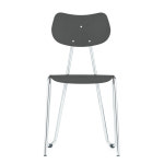 엘엔씨스텐달 아르노 체어 / L&C STENDAL ARNO 417 CHAIR - BLACK, CHROME... 카페 레스토랑 인테리어 디자인체어 철제 : 더피시즈마켓