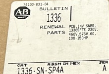 Allen-Bradley / 알랜 브래들리 /1336-SN-SP4A / 당사재고 : 리빌딩 팩토리