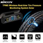 자동차부붐 KKmoon 스마트 자동차 TPMS 타이어 압력 모니터링 시스템 태양 광 디지털 LCD 디스플레이 자동 보안 경보 : 슈슈몽2호
