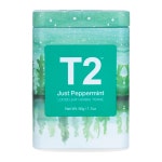 T2 티투 저스트 페퍼민트 허브차 루스잎 50g Just Peppermint Loose Leaf Icon Tin : 리틀아마존