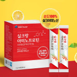 실크랑 아미노프로틴 물 없이 간편하게 섭취 프리미엄 실크 아미노산 단백질 보충제 30포 : 로코스샵