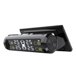 자동차부붐 TPMS 자동차 범용 디지털 타이어 압력 모니터 모니터링 시스템 LCD 디스플레이 자동 보안 경보 : 슈슈몽2호