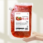 100%국산 CAFE FRUIT 우유에타먹는딸기청 3kg 대용량 벌크타입 카페용 매장용 : 카페프룻