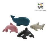 플랜토이즈 원목장난감 플랜월드 미니 바다동물세트 6129 : 토이앤키즈