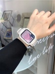 애플 호환 워치 스트랩 산 스타라이트 케이스 밴드 8 7 6 SE 5 4 3 2 소프트 실리콘 iwatch 49mm 41MM 45 44 42 38mm 40mm 스마트 손목... 