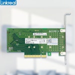 Linkreal 듀얼 PCIe4.0 x8-NGFF M.2 M 키 NVMe 어댑터 확장 카 마더 보 Bifurcation-LRNV95N8 : 우야수기