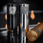 수제인감도장 18mm원형 티타늄도장 흑룡난무 직인제작 아기 개인 법인 : 도장