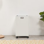 사무실 100L 대용량 분리수거함 이동식 쓰레기통 셀프바 : DEZHI