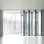 폴딩도어 22T 로이페어유리 접이식도어 아파트 거실 테라스 베란다 사무실 상업공간 오피스 : 시공아이디