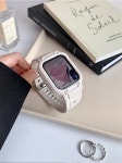 애플 호환 워치 스트랩 산 스타라이트 케이스 밴드 8 7 6 SE 5 4 3 2 소프트 실리콘 iwatch 49mm 41MM 45 44 42 38mm 40mm 스마트 손목... 