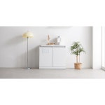 휴게실 정수기다이 푸시 스윙도어 분리수거함 무인카페 : DEZHI