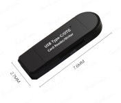 C/OTG/USB 1개의 카 판독기전부 마이크로 SD 판독기 C 접합기 안로이/PC/ c USB 메모리 : 우야수기