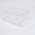 화이트 일회용 찜닭 탕 찜용기 반찬 배달 포장 직사각밀폐용기 3.2L 100개 : 더착한팩