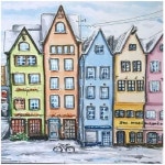 피포페인팅 pipo-2041 카툰시티 size 40x50 cm : 모아보자