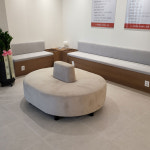 CH323 로비용 대기실용 한의원 병원소파 스툴대기용 의자 라운드쇼파 1850mm : 초이스소파