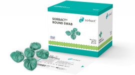 솔박 라운드스왑, Sorbact Round Swab, 1BOX(5unit x 14pack) : 쥬디스코퍼레이션