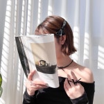 리본 세움핀 헤어 옆머리핀 양갈래 머리삔 양쪽세트 집게핀 : TAE H
