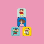 짱구 큐브카 랜덤 작동 미니카 저금통 16개입-1박스 캐릭터 회전 장난감 크레용신짱 : 쎄라피트