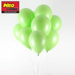 라운드 이벤트 파티 장식 고무 연두색 풍선 25cm 100P 펄 라임 기념일 행사용 파티룸 헬륨 공기 : 건스브라더2