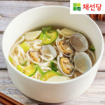 인정식탁 채선당 일품 신선 백합 칼국수 2인분 2팩 3팩 밀키트 캠핑음식 칼국수면 : 인정식탁