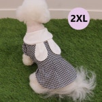 도그토리 깡총깡총 원피스 2XL 귀여운 퍼프소매  얇은면소재 강아지 옷 : 멍개장터