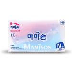 마미손 라텍스 장갑 소 100매 식품용 요리용 의료용 : 다나와25