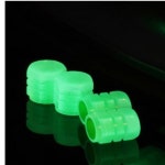 야광휠캡 셋트 타이어캡 노즐캡 그린 (4p) : 삐에로킴