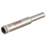 타일홀쏘 유리 초경 스텐 강청 천공 홀커터 6 Pcs 8mm 다이아몬드 코어 드릴 비트 세라믹 타일 구멍 톱 : 포온지마켓