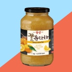 꽃샘 꿀유자차 1kg 1박스 8개 제품 : 보라리빙