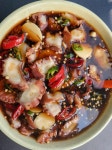 간장 문어장, 맛있는 문어장아찌, 밥반찬 술안주 문어간장, 통영 돌문어 간장, 한통 300그람 내외,. : 통영 해물세상