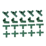 비닐 하우스 파이프 자제 농업 20 Pcs 온실 프레임 커넥터 정원 식물 천막 극 관절 등반 브래킷 부품 도구 홈 : 포온지마켓