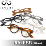 인피니티안경 MO F68 (46mm) 자크마리마지 감성의 볼드한 판토 고급뿔테 : LUXEYEWEAR
