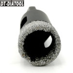 타일홀쏘 유리 초경 스텐 강청 천공 홀커터 DT-DIATOOL 1pc 직경 20mm 육각 샹크 다이아몬드 드릴 코어 비트 세라믹 타일 구멍 톱 드라이... 