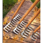 잡초제거 쇠스랑 갈퀴 농기구 제초 텃밭 농사 주말농장 원예도구 : 아우라상점