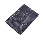 M.2 NGFF MSATA to SATA 3.0 어댑터 USB 2.5 하 디스크 2 in 1 변환기 리더 카 PC 노트북 용 케이블 포함 : 우야수기