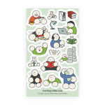 [모닝커피클럽] 밤샘 커피 클럽 스티커 : 모닝커피클럽