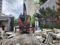 5톤집게차 혼합폐기물 건설/건축 폐기물처리업체 폐기물수거차량 : 폐기물처리업체 강서환경