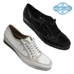 탑드림 여성 사교댄스화 537 (검정 크링크) 리듬짝 짝난 라틴 모던 웰빙 살사 라인 : 탑드림댄스용품점