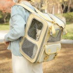 고양이 가방 휴대용 고양이 공간 캡슐 강아지 대용량 가방 작은 개 휴대용 애완 동물 배낭 : E-GEE