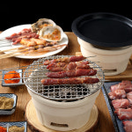 가정용 미니 화로 1인용 캠핑 휴대용 규카츠 그릴 일본식 진흙 스토브 오븐 구식 바비큐 지지대 토탄 숯 끓인 차 : 쇼핑플랜잇