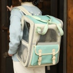 고양이 가방 휴대용 고양이 공간 캡슐 강아지 대용량 가방 작은 개 휴대용 애완 동물 배낭 : E-GEE