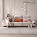 우아미 윈 4인용 코브라 스윙 갤럭시원단 패브릭 소파 : 우아미가구스토어